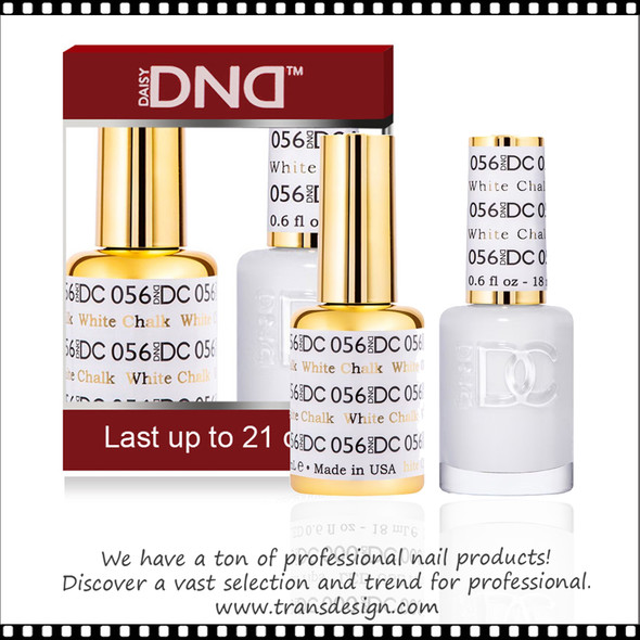 DC Gel Polish Duo - #056 White Chalk