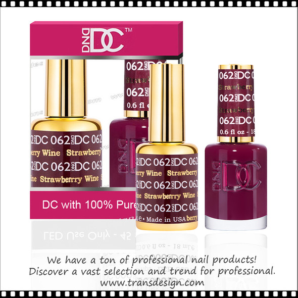 DC Gel Polish Duo - #062 Strawberry Wine