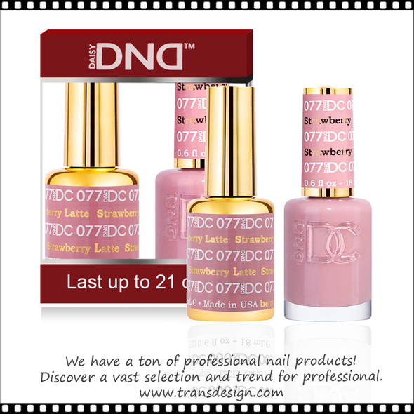 DC Gel Polish Duo - #077 Strawberry Latte