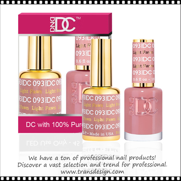 DC Gel Polish Duo - #093 Light Fawn