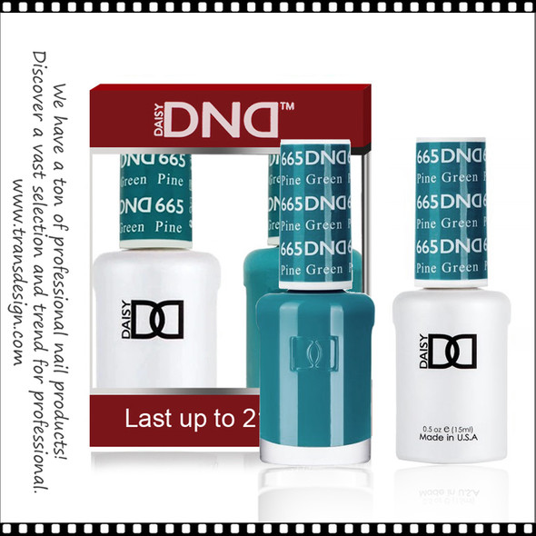 DND Gel Polish Duo - #665 Pine Green