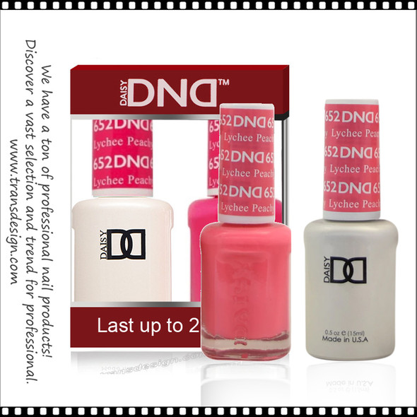 DND Gel Polish Duo - #652 Lychee Peachy
