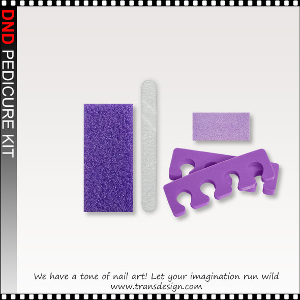 DND Disposable Purple Pedicure Kit. 200/Box