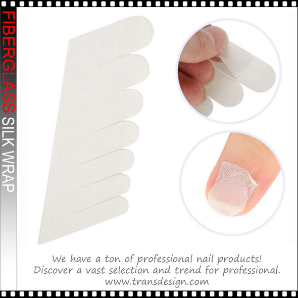 Fiberglass Silk Wrap Fingers 10/Pack Fiberglass Silk Wrap Fingers 10/Pack