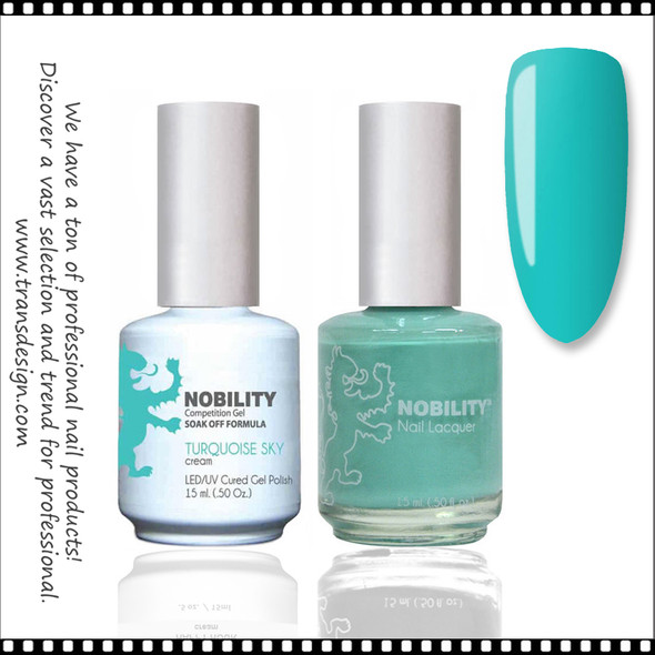 LECHAT NOBILITY Gel Polish & Nail Lacquer Set - Turquoise Sky