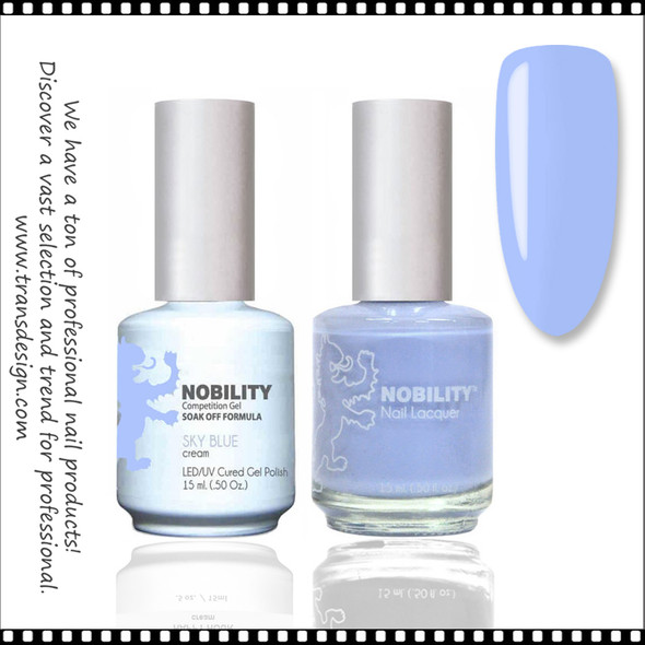 LECHAT NOBILITY Gel Polish & Nail Lacquer Set - Sky Blue