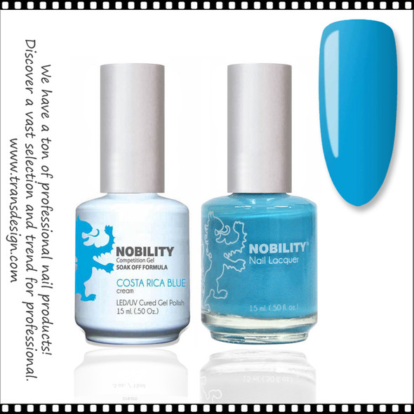 LECHAT NOBILITY Gel Polish & Nail Lacquer Set - Costa Rica Blue