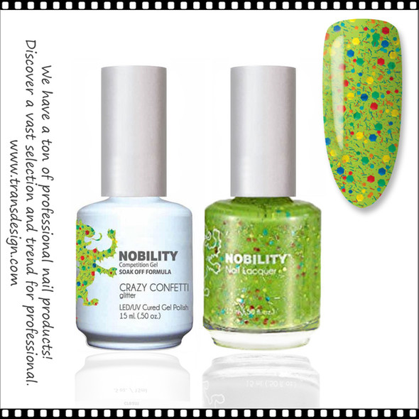 LECHAT NOBILITY Gel Polish & Nail Lacquer Set - Crazy Confetti