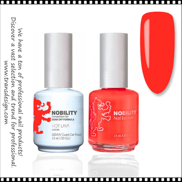 LECHAT NOBILITY Gel Polish & Nail Lacquer Set - Hot Lava