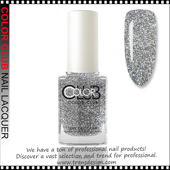 COLOR CLUB NAIL LACQUER Silver Glitter*