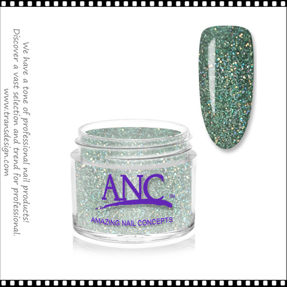 ANC Dip Powder -Deep Green Glitter 1oz. #70 