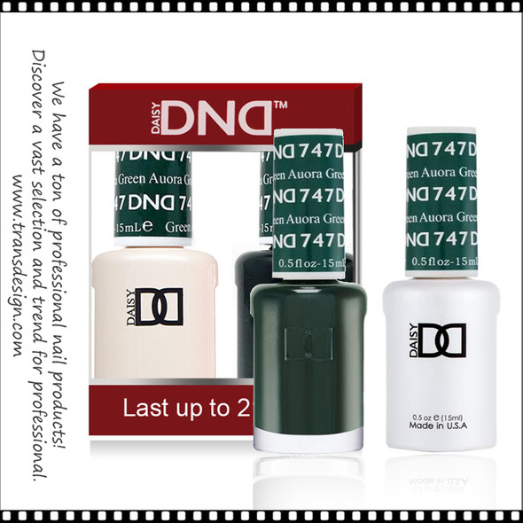 DND Gel Polish Duo - #747 Aurora Green
