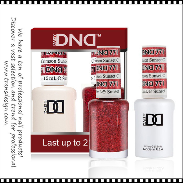 DND Gel Polish Duo - #771 Crimson Sunset