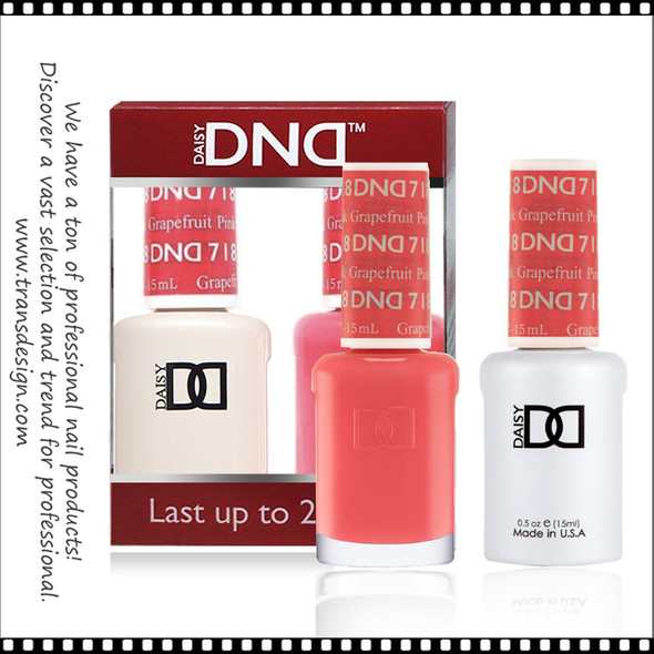 DND Gel Polish Duo - #718 Pink Grapefruit
