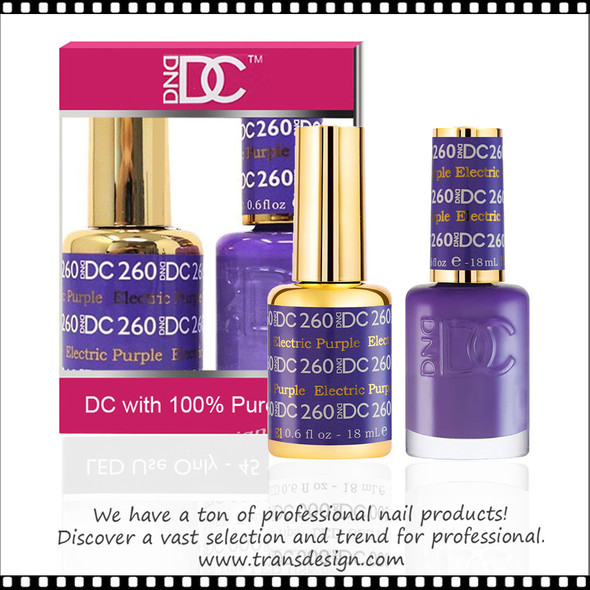 DC Gel Polish Duo - #260 Electric Purple