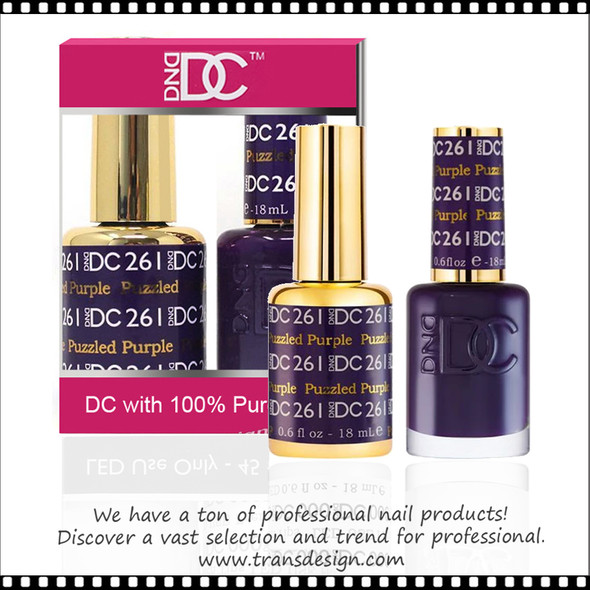 DC Gel Polish Duo - #261 Puzzled Purple