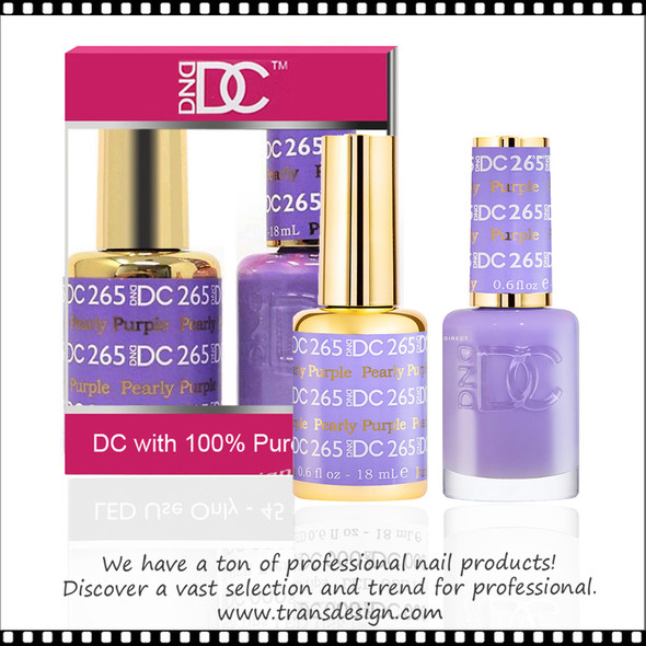 DC Gel Polish Duo - #265 Pearly Purple