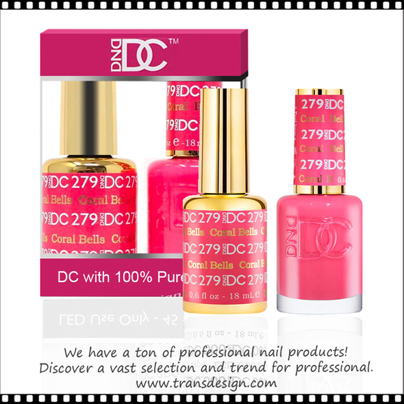 DC Gel Polish Duo - #279 Coral Bells