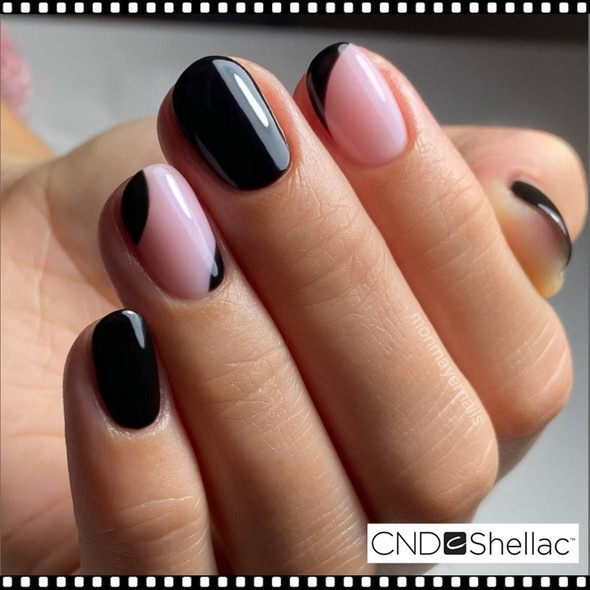 CND SHELLAC Black Pool 0.25oz.