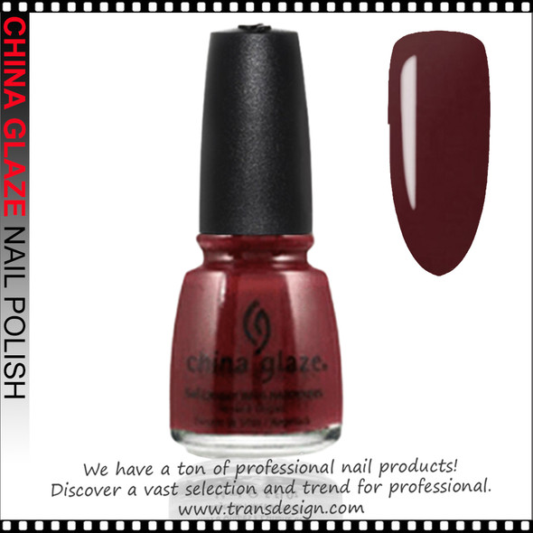 CHINA GLAZE POLISH -One More Merlot*