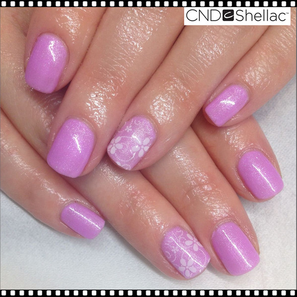 CND SHELLAC Beckoning Begonia 0.25oz.