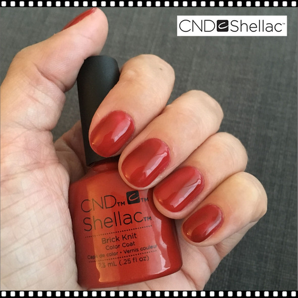 CND SHELLAC Brick Knit 0.25oz.