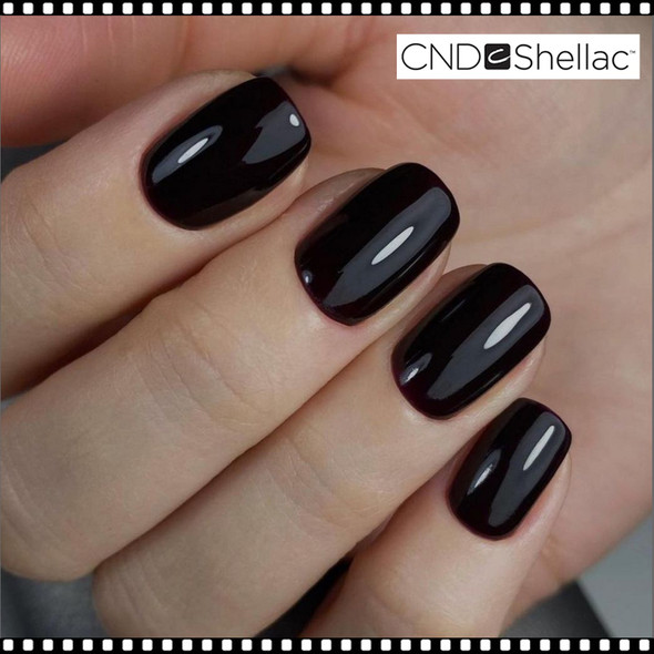 CND SHELLAC Dark Dahlia 0.25oz.