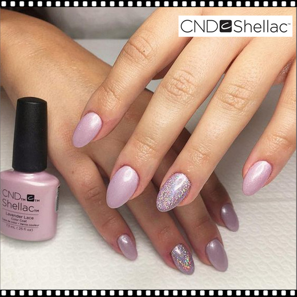 CND SHELLAC Lavender Lace 0.25oz.
