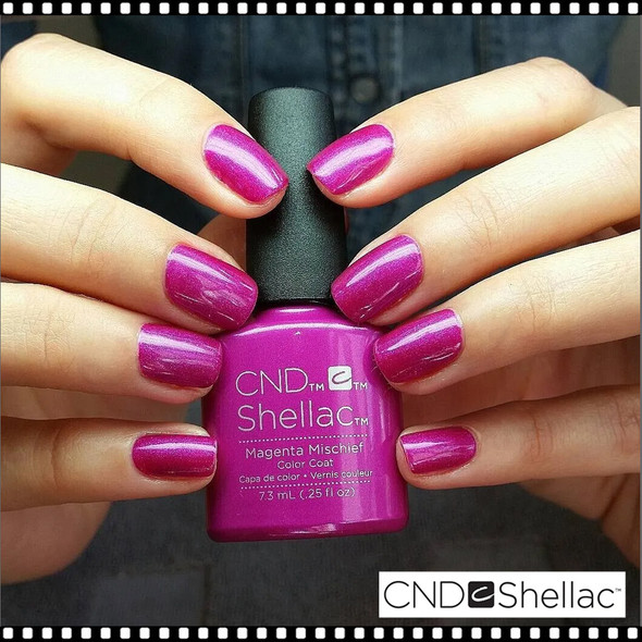 CND SHELLAC Magenta Mischief  0.25oz.