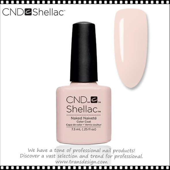 CND SHELLAC Naked Naivete 0.25oz.