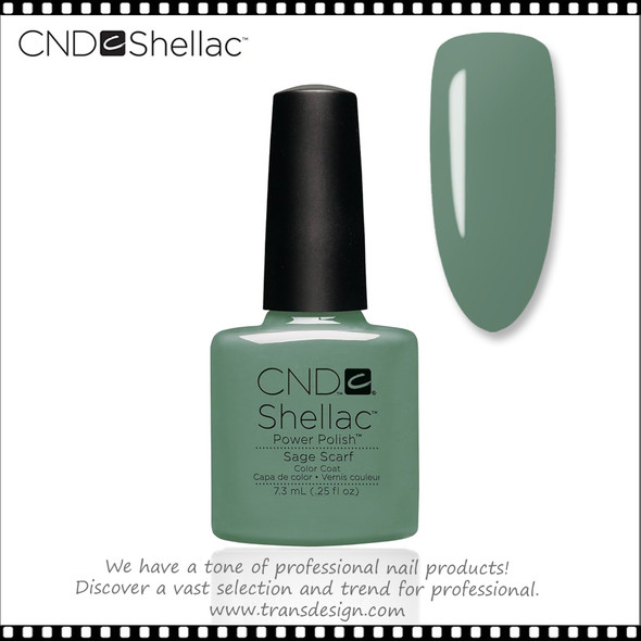 CND SHELLAC Sage Scarf 0.25oz.