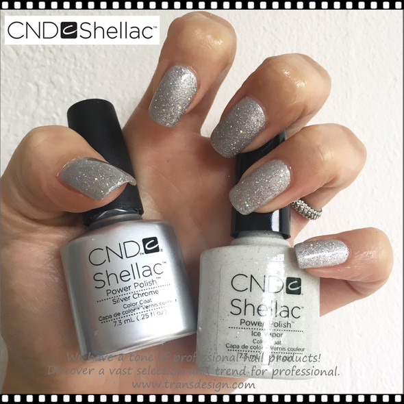 CND SHELLAC Silver Chrome 0.25oz.
