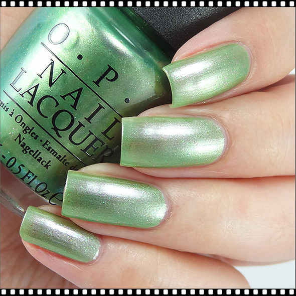 OPI NAIL LACQUER Visions of Georgia Green #NLC93*