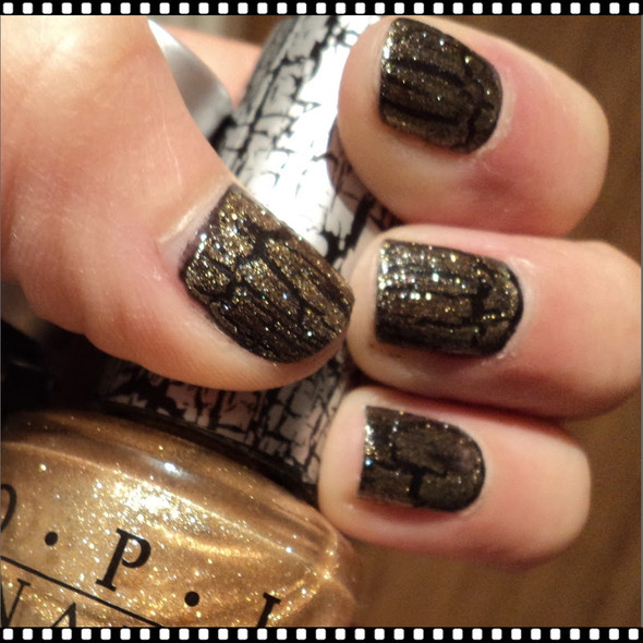 OPI NAIL LACQUER SHATTER Gold Shatter #NLE60*