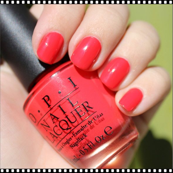 OPI NAIL LACQUER Red Lights Ahead…Where? #NLH61*