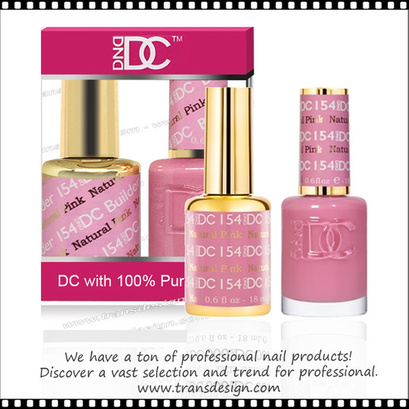 DC Gel Polish Duo - #154 Natural Pink