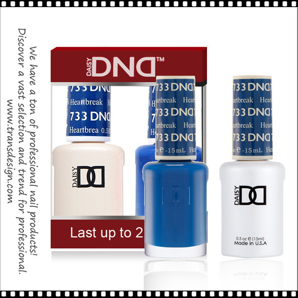 DND Gel Polish Duo - #733 Heartbreak