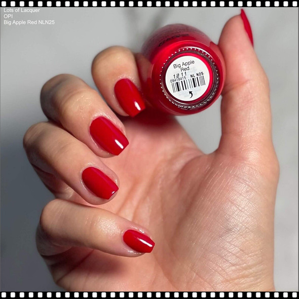 OPI NAIL LACQUER Big Apple Red #NLN25
