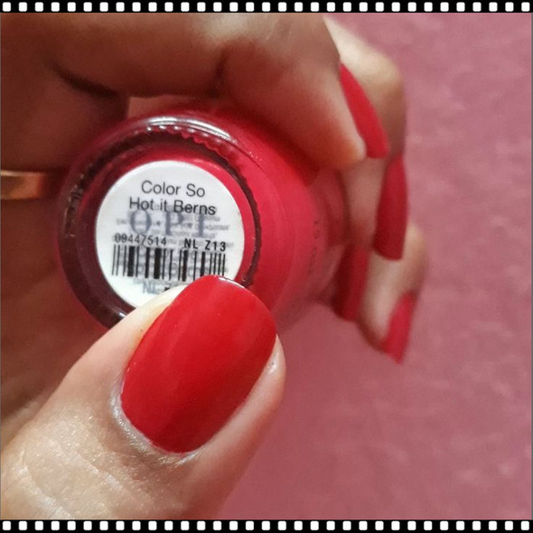 OPI NAIL LACQUER Color So Hot It Berns #NLZ13