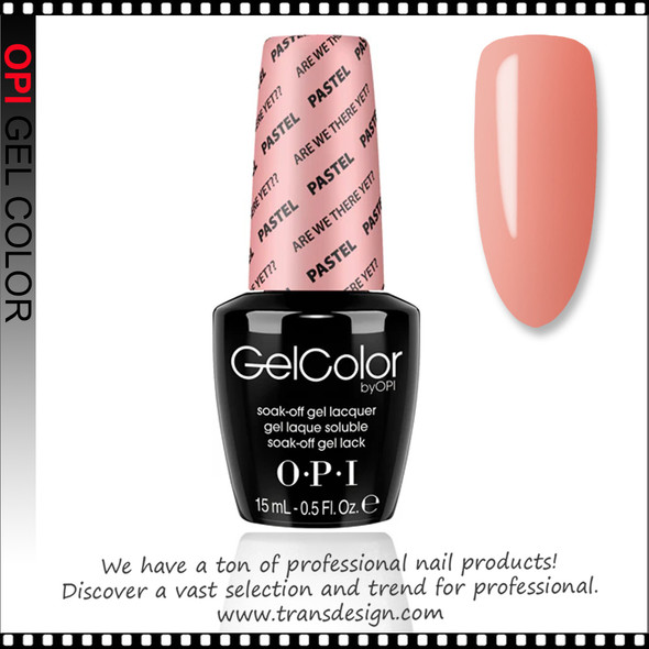 OPI GELCOLOR Are We There Yet? PASTEL GC105