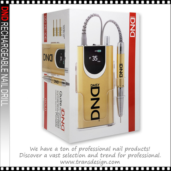 DND Rechargeable Portable Nail Drill Gold