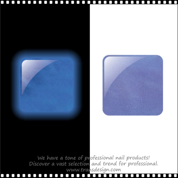 GLAM AND GLITS Glow Collection - Lightning Blue 1oz.