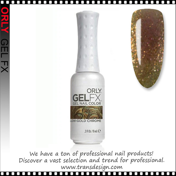 ORLY Gel FX Nail Color - Yellow Gold Chrome *