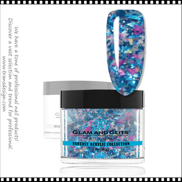 GLAM AND GLITS Fantasy Acrylic - Liquid Sky 1oz.