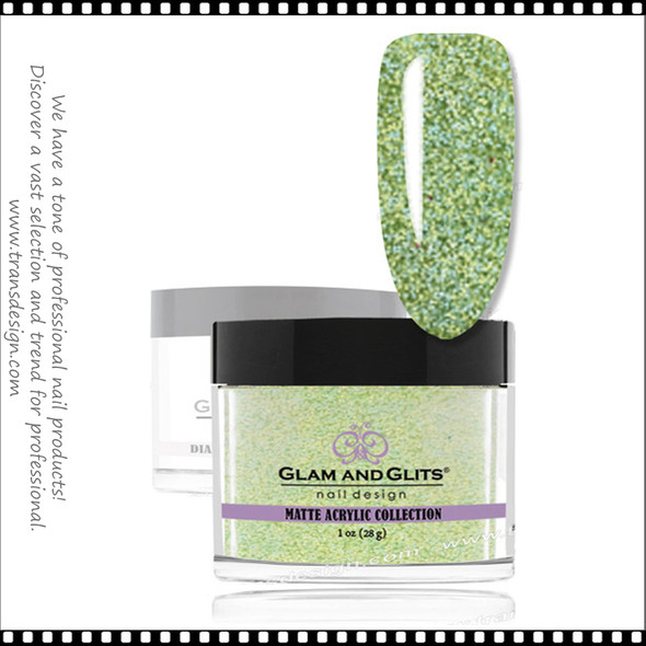 GLAM AND GLITS Matte Acrylic - Pistachio 1.oz #MA632