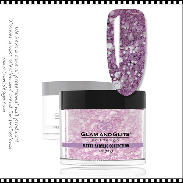 GLAM AND GLITS Matte Acrylic - Lavender Ice 1.oz #MA612