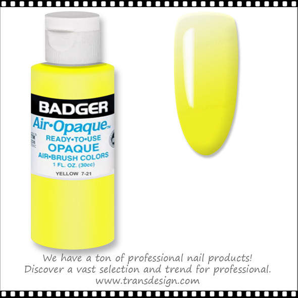 BADGER Airbrush Color - Yellow 1oz.