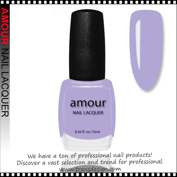 AMOUR Nail Lacquer - Pastel Purple  0.56oz AMOUR Nail Lacquer - Pastel Purple  0.56oz