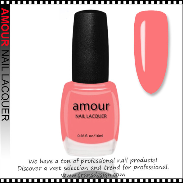 AMOUR Nail Lacquer - Peachy Ways 0.56oz (C) AMOUR Nail Lacquer - Peachy Ways 0.56oz (C)