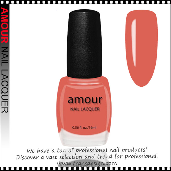 AMOUR Nail Lacquer - Coralgasm 0.56oz.